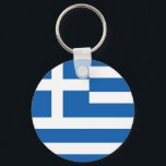 Greece Flag Key Ring<br><div class="desc">Greece Flag</div>