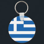 Greece Flag Key Ring<br><div class="desc">Greece Flag</div>