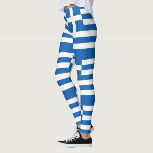 Greece Flag Leggings