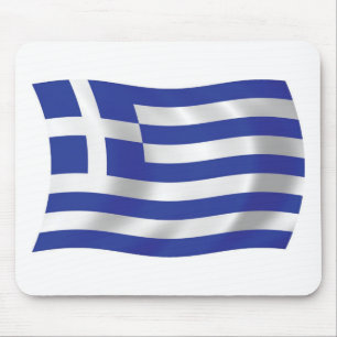 Greece Flag Mousepad