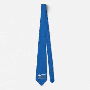 Greece flag Neck Tie