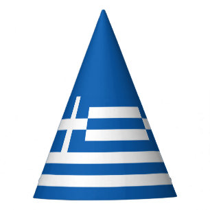 Greece flag  party hat