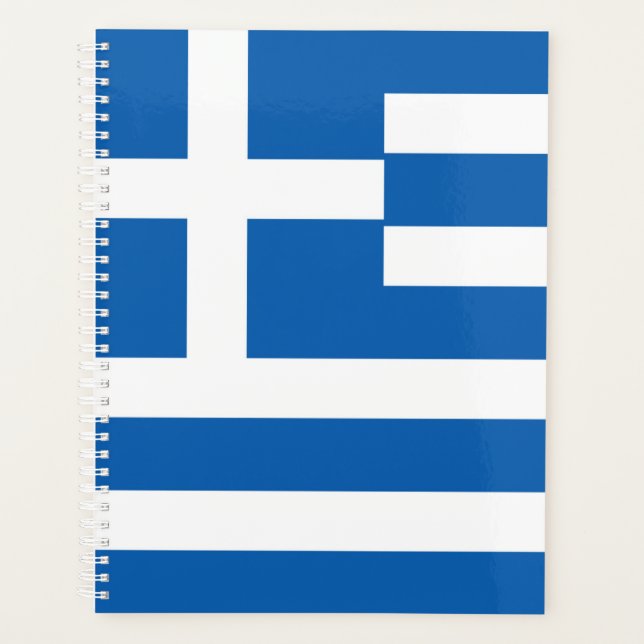 Greece Flag Planner (Front)