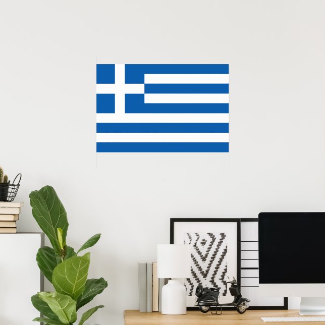 Greece flag poster (Home Office)
