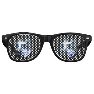 Greece flag retro sunglasses