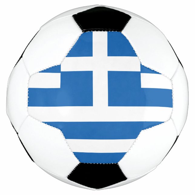 Greece Flag Soccer Ball (Front)