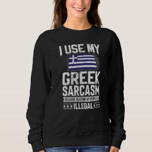 Greece Flag Souvenirs For Greeks Men & Women 2 Sweatshirt