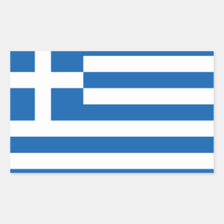 Greece Flag Stickers* Ελλάδα Σημαία Αυτοκόλλητα Rectangular Sticker