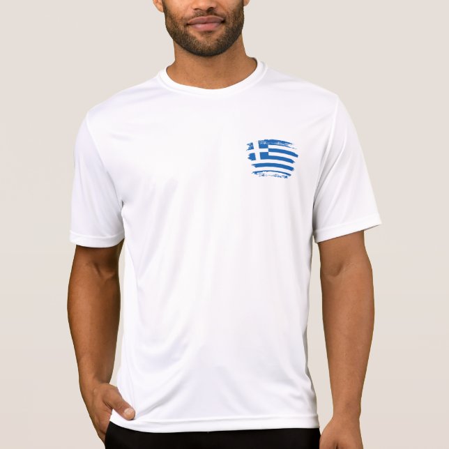Greece flag T-Shirt (Front)