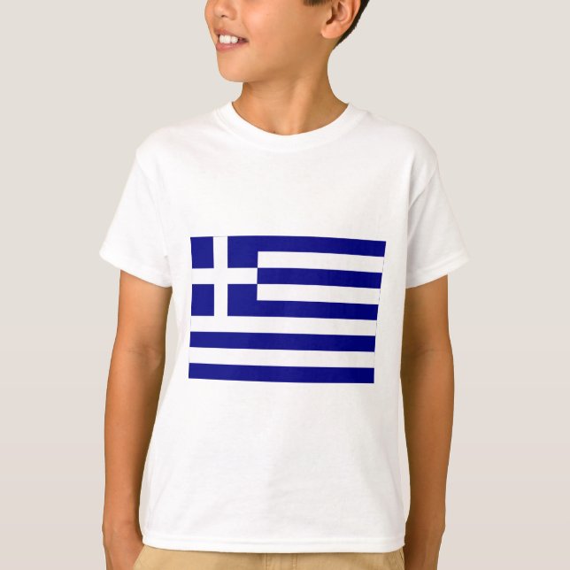 Greece Flag T-Shirt (Front)