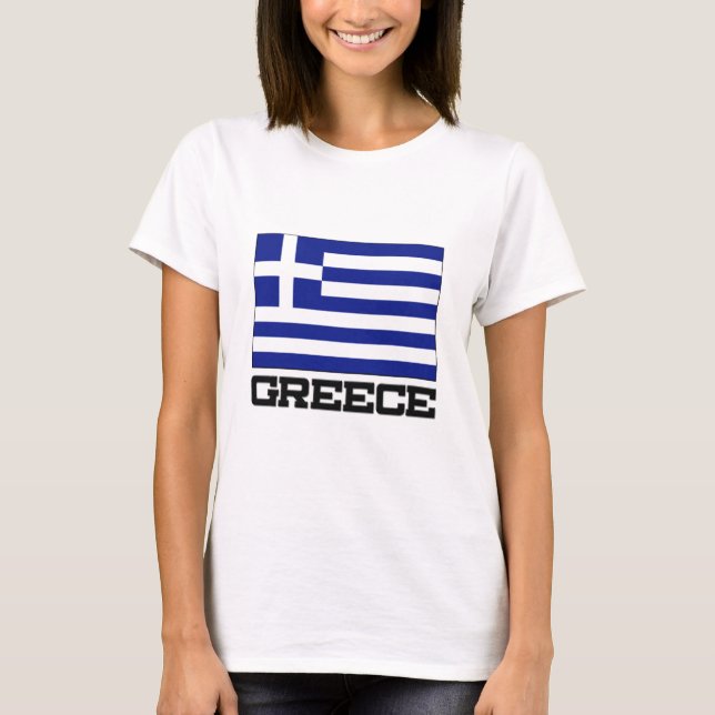 Greece Flag T-Shirt (Front)