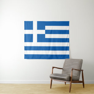 Greece flag tapestry