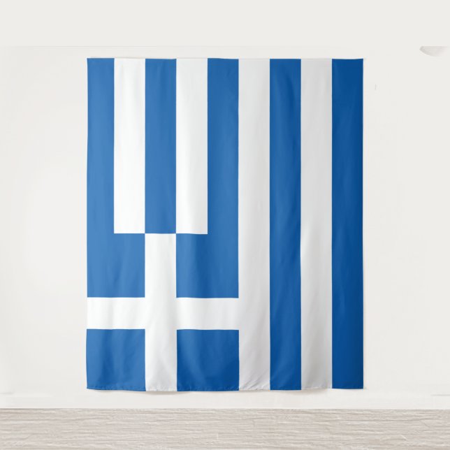 Greece flag  tapestry (Front)