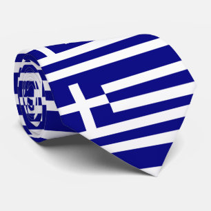 Greece Flag Tie