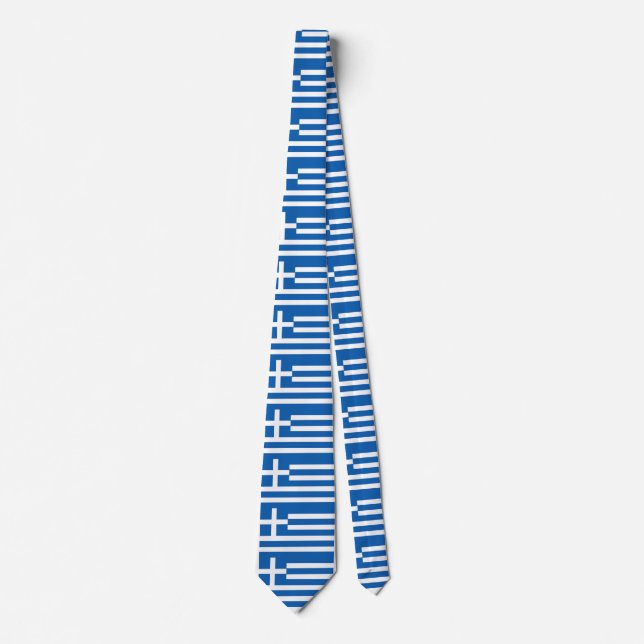 Greece Flag Tie (Front)