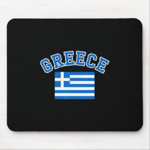 Greece Flag Travel Souvenir Greek Mouse Pad