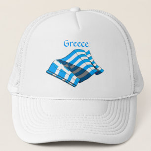 Greece Flag Trucker Hat