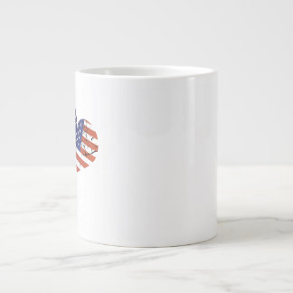 Greece Flag USA Flag Greek Independence Day Greek Large Coffee Mug