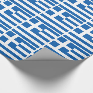 Greece Flag Wrapping Paper