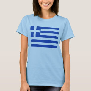 Greece Flag x Map T-Shirt