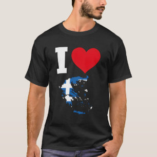 Greece Flags Greece I Love Greece T-Shirt