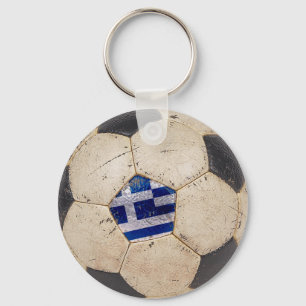 Greece Football Key Ring