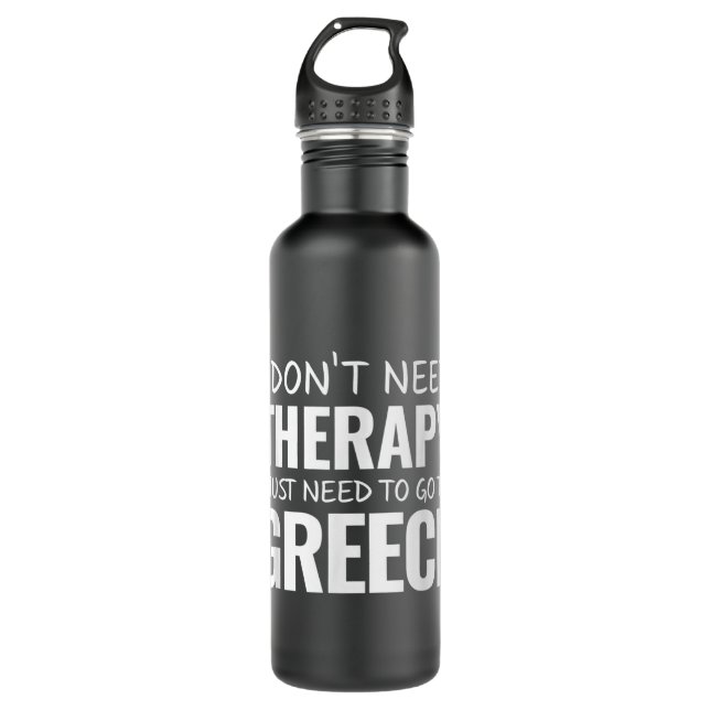 Greece  for Greek Souvenir Gift for Greece Trip  710 Ml Water Bottle (Front)