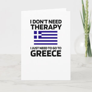 Greece Gifts Greek Heritage Hellas Greek American Card