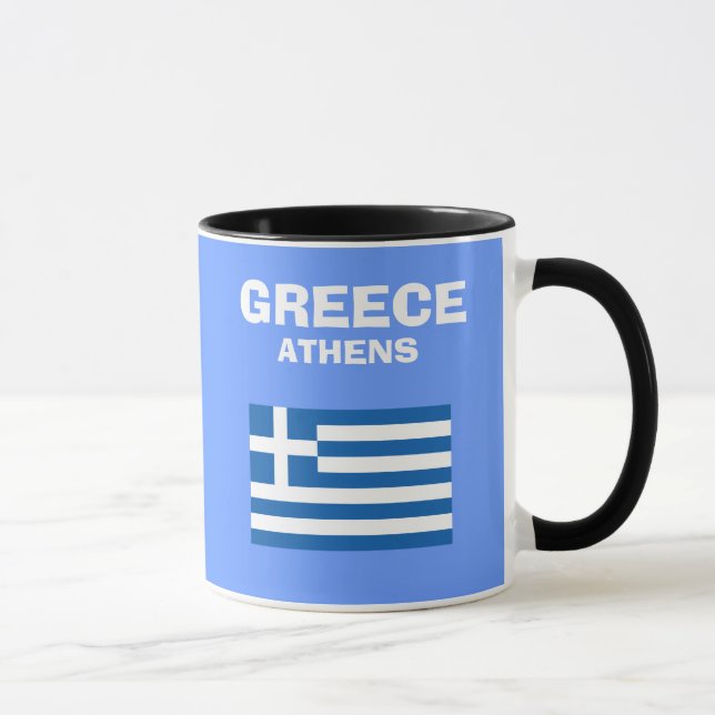 Greece* GR Country Code Mug (Right)