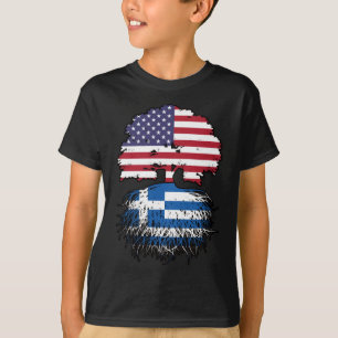 Greece Greek American USA United States America T-Shirt