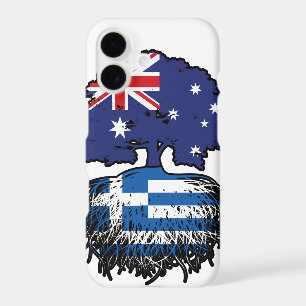 Greece Greek Australian Australia Tree Roots Flag