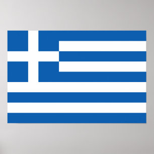 Greece – Greek Flag Poster
