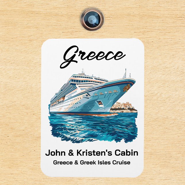 Greece Greek Isles Island Cruise Ship Magnet (Creator Uploaded)