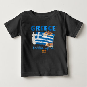Greece Greek Vacation Europe Travel Group Matching Baby T-Shirt