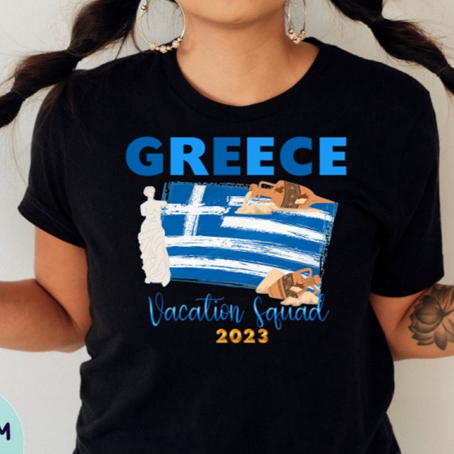 Greece Greek Vacation Europe Travel Group Matching T-Shirt (Creator Uploaded)