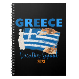 Greece Greek Vacation Europe Travel  Notebook
