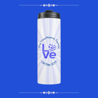 Greece Heart Flag Blue LOVE Personalised