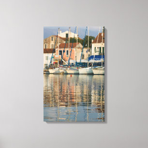 GREECE, Ionian Islands, KEFALONIA, Fiskardo: Canvas Print