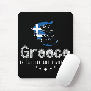 Greece Is Calling And I Must Go Mousepad