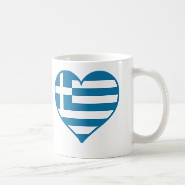 Greece Love Coffee Mug (Right)