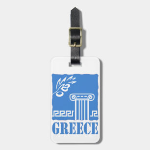Greece Luggage Tag