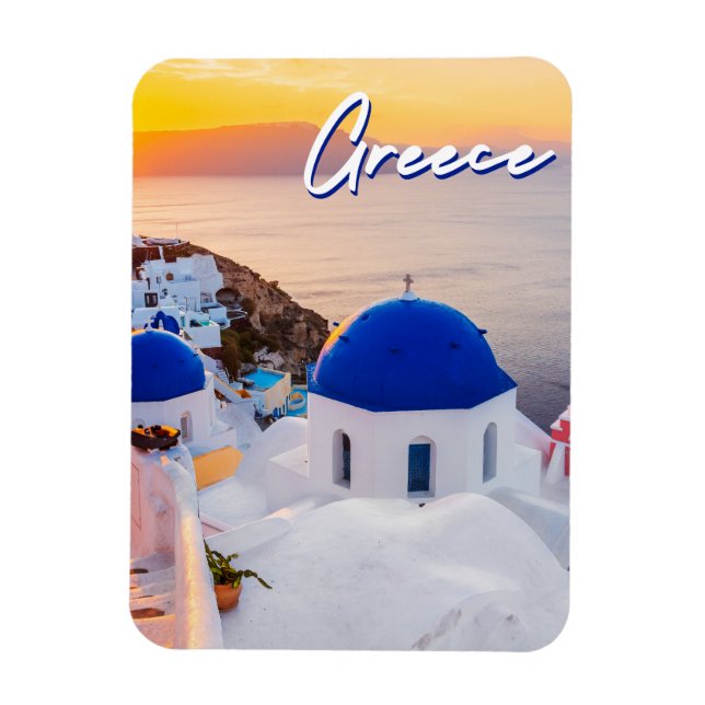 Greece Magnet (Vertical)
