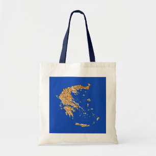 Greece Map Bag