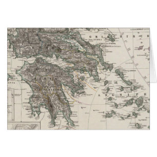 Greece Map by Stieler