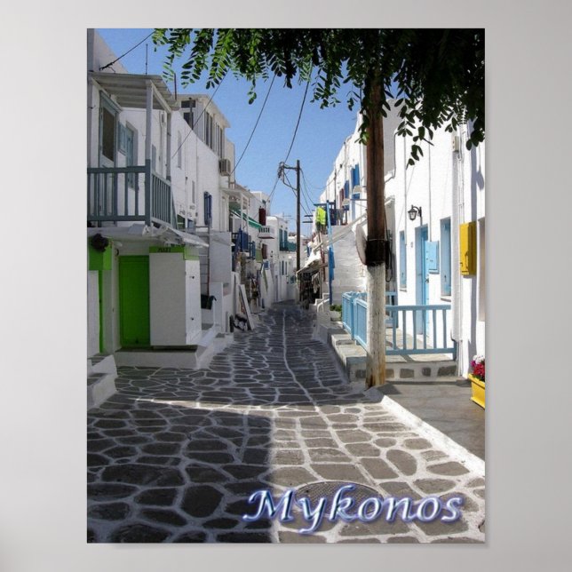 Greece - Mykonos - Chora - Poster (Front)