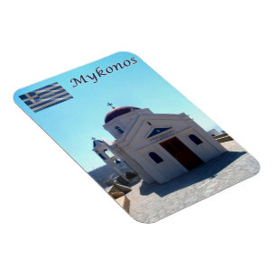 Greece - Mykonos - Monastery - Magnet