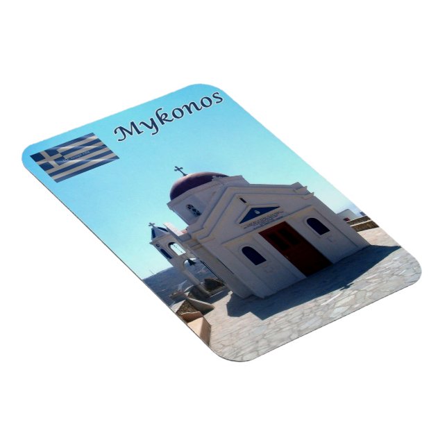 Greece - Mykonos - Monastery - Magnet (Right Side)