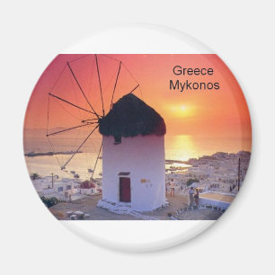 Greece Mykonos Sunset (St.K) Magnet