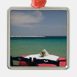 GREECE, Northeastern Aegean Islands, SAMOS, 4 Metal Tree Decoration