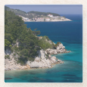 GREECE, Northeastern Aegean Islands, SAMOS Glass Coaster